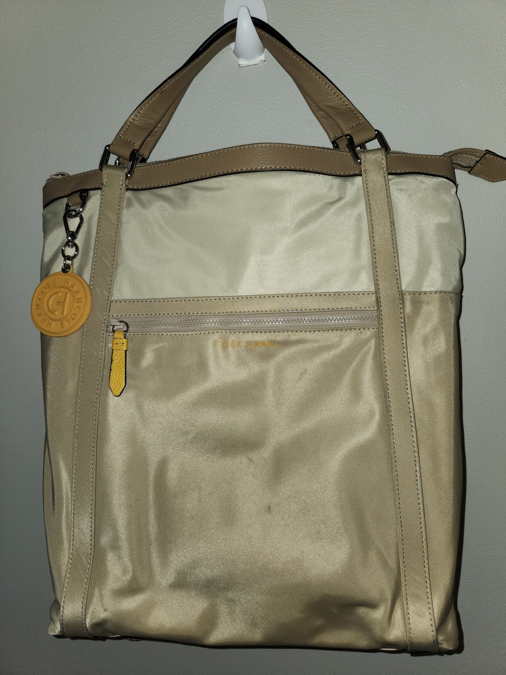 Cole Haan Grandseries Convertible Commuter Tote Backpack Work Laptop Bag Unisex